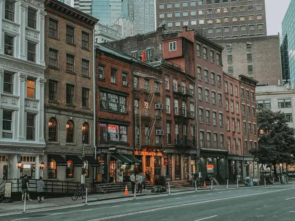 brown building facing street — New York