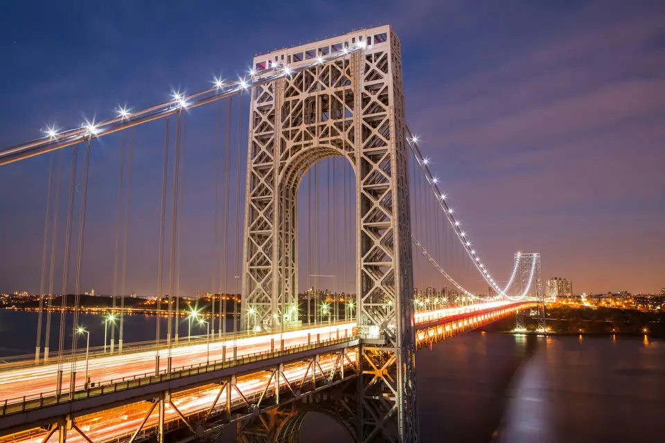 white bridge under blue sky during daytime — New York